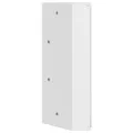 Armoire de bain à miroir d'angle blanc 30x24x60 cm