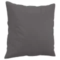 Ensemble de canapés 3 pcs avec coussins gris similicuir