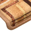 Tapis d'escalier autoadhésifs 5 pcs 65x21x4 cm Beige