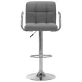 Tabouret de bar Gris clair Tissu