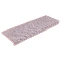Tapis d'escalier autocollants 15 pcs 65x21x4 cm Rouge