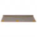 Tapis d'escalier autocollants 15 pcs 65x21x4 cm Rouge