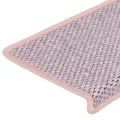 Tapis d'escalier autocollants 15 pcs 65x21x4 cm Rouge