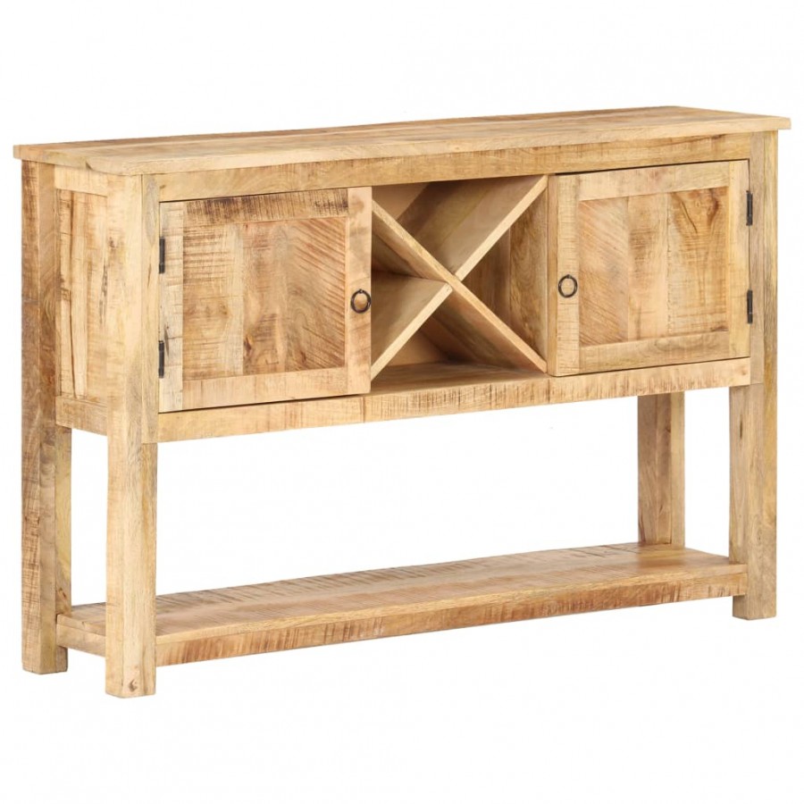 Buffet 120x30x76 cm Bois de manguier brut