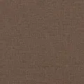 Chaise de relaxation avec tabouret Marron Tissu
