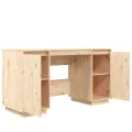 Bureau 140x50x75 cm bois massif de pin