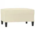 Repose-pied Crème 70x55x41 cm Similicuir