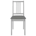 Mobilier de salle à manger 3 pcs MDF Gris