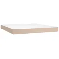 cadre de lit avec matelas Cappuccino 180x200 cm