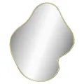 Miroir mural Doré 60x50 cm