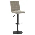 Tabouret de bar Gris clair Velours