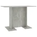Table de salle à manger Gris béton 110 x 60 x 75 cm Aggloméré