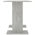 Table de salle à manger Gris béton 110 x 60 x 75 cm Aggloméré