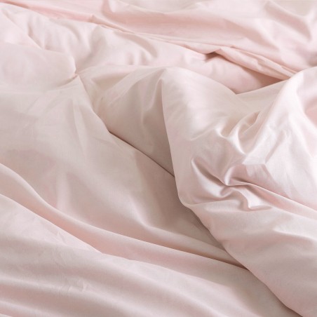 Dekbedovertrek set HappyFriday Basic Kids Licht Roze Bed van 80/90 2 O