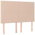 cadre de lit avec matelas Cappuccino 140x190 cm