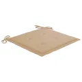 Chaises à manger d'extérieur lot de 2 et coussins Acacia massif