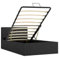 Cadre de lit à rangement hydraulique sans matelas 90x200 cm