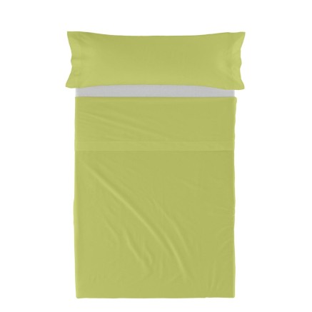 Set di Lenzuola HappyFriday BASIC KIDS Verde Singolo 180 x 270 cm 2 Pe