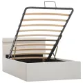 Cadre de lit à rangement hydraulique sans matelas avec LED