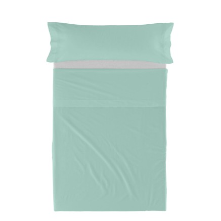 Juego de Sábanas HappyFriday BASIC KIDS Menta Cama de 80/90 2 Piezas