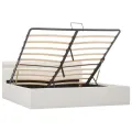 Cadre de lit à rangement hydraulique sans matelas avec LED
