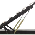 Cadre de lit à rangement hydraulique sans matelas avec LED
