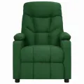 Fauteuil de massage Vert foncé Tissu