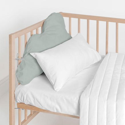 Paracolpi per culla HappyFriday BASIC KIDS Grigio 40 x 10 x 60 cm 2