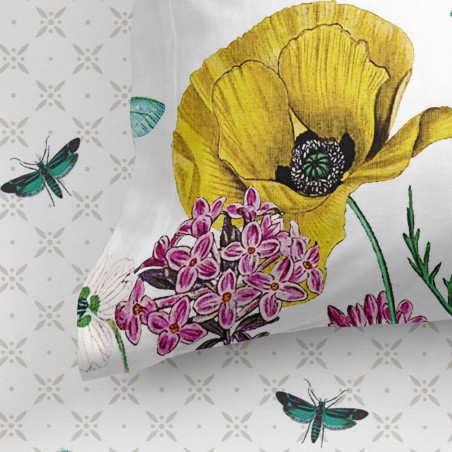 Sábana Bajera HappyFriday Birds of paradise Multicolor 180 x 200 x 32