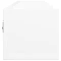 Armoires murales 2 pcs blanc 99x18x16,5 cm bois d'ingénierie