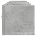 Armoires murales 2pcs gris béton 99x18x16,5cm bois d'ingénierie