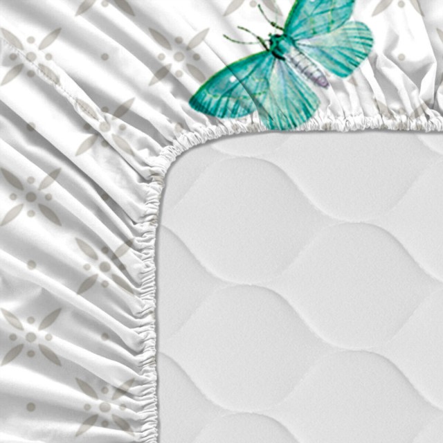 Lenzuolo con angoli aderenti HappyFriday HAPPYFRIDAY Multicolore 28 x