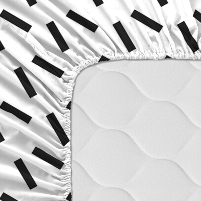 Fitted sheet HappyFriday BLANC Multicolour 140 x 200 x 32 cm