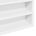 Armoire à vitrine blanc 100x8,5x50 cm bois d'ingénierie