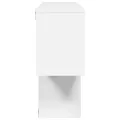 Étagère murale blanc 100x20x53 cm bois d'ingénierie