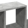 Étagère murale gris béton 100x20x53 cm bois d'ingénierie