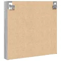 Armoire à vitrine sonoma gris 60x8,5x58 cm bois d'ingénierie