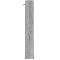 Armoire à vitrine sonoma gris 100x8,5x58 cm bois d'ingénierie