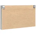 Armoire à vitrine sonoma gris 100x8,5x58 cm bois d'ingénierie