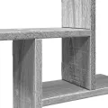 Étagères murales 2pcs sonoma gris 50x12x50 cm bois d'ingénierie