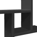 Étagères murales 2 pcs noir 38x12x38 cm bois d'ingénierie