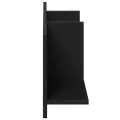Armoire murale 100x16,5x30 cm noir bois d'ingénierie