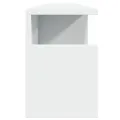 Armoire murale 100x20x30 cm blanc bois d'ingénierie