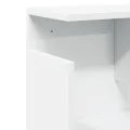 Armoire murale 100x20x30 cm blanc bois d'ingénierie
