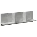 Armoire murale 100x16,5x30 cm gris béton bois d'ingénierie