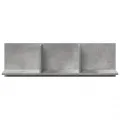 Armoire murale 100x16,5x30 cm gris béton bois d'ingénierie