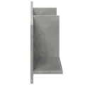 Armoire murale 100x16,5x30 cm gris béton bois d'ingénierie