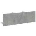 Armoire murale 100x16,5x30 cm gris béton bois d'ingénierie