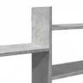 Étagère murale gris béton 167,5x18x68 cm bois d'ingénierie