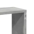 Étagère murale gris béton 167,5x18x68 cm bois d'ingénierie